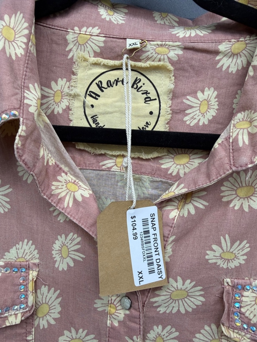 🆕 Long Sleeve Daisy Button-Down Dress - Pink - Picture 2 of 2